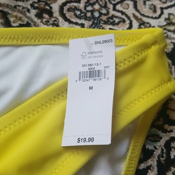 NWT Yellow Bikini Bottom - Picture 3 of 4